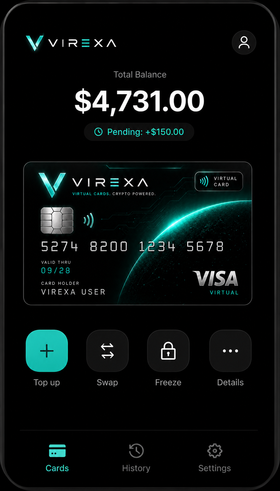 Virexa Dashboard