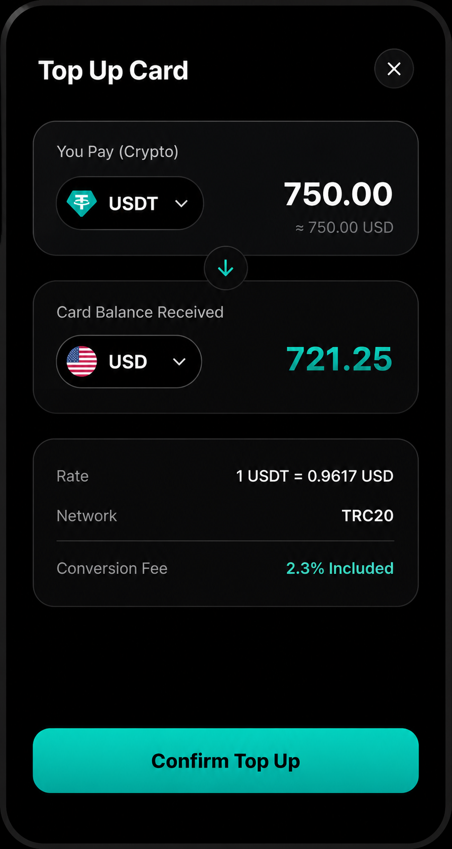 Virexa Top Up